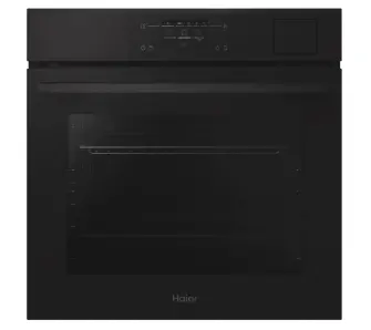 Piekarnik elektryczny parowy Haier ID Seria 4 H6 ID48C5SYTB Termoobieg AirFry Termosonda Zdalne sterowanie Czarny