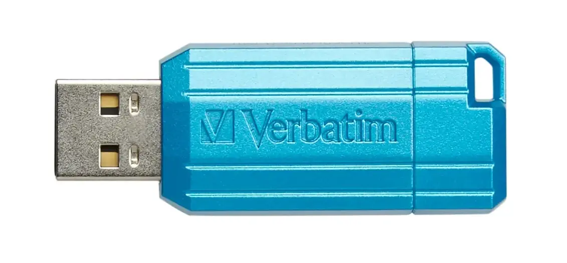 PenDrive Verbatim PinStripe 128GB USB 2.0 Niebieski