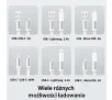Kabel USAMS 3w1 USB do MicroUSB/USB-C/Lightning 60W Fioletowy
