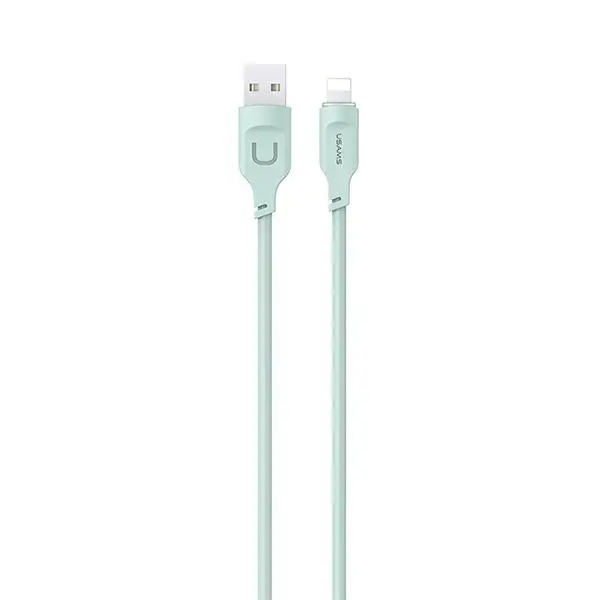 Kabel USAMS USB do Lightning 2,4A Fast Charging Lithe Series 1,2m Zielony