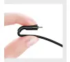 Kabel USAMS 3w1 2A lightning/microUSB/USB-C 1,5m Czarny