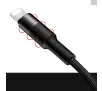 Kabel USAMS 3w1 2A lightning/microUSB/USB-C 1,5m Czarny