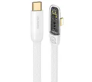 USAMS USB-C do Lightning PD 20W Fast Charging Iceflake Series 1,2m Biały