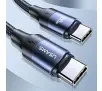 Kabel USAMS USB-C do USB-C 100W PD Fast Charge 3m Czarny