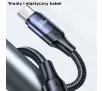 Kabel USAMS USB-C do USB-C 100W PD Fast Charge 3m Czarny