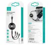 Kabel USAMS 3w1 USB do lightning/microUSB/USB-C 1m Niebieski