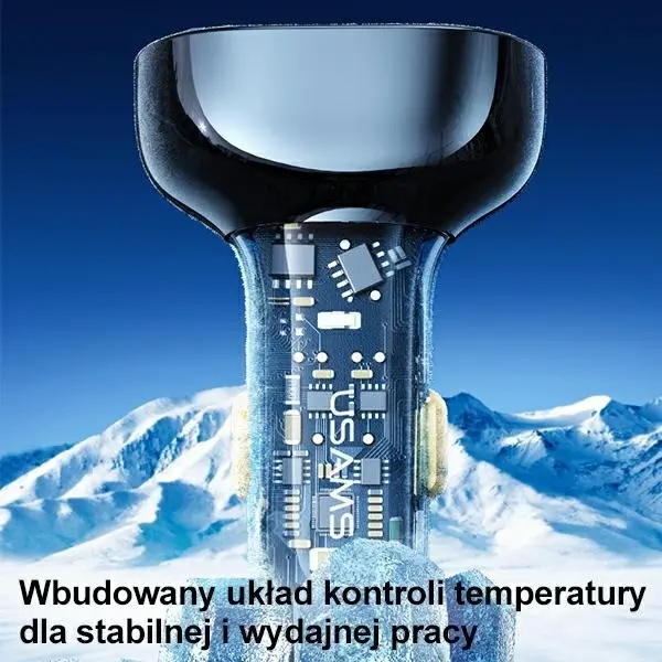 Ładowarka samochodowa USAMS 2xUSB+1xUSB-C 125W Fast Charge Czarny