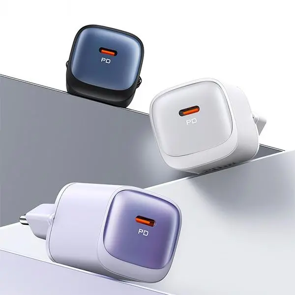 Ładowarka sieciowa USAMS 20W GaN USB-C Fast Charging HC Series Czarny