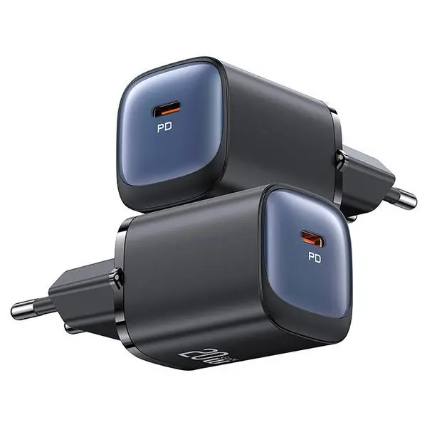 Ładowarka sieciowa USAMS 20W GaN USB-C Fast Charging HC Series Czarny