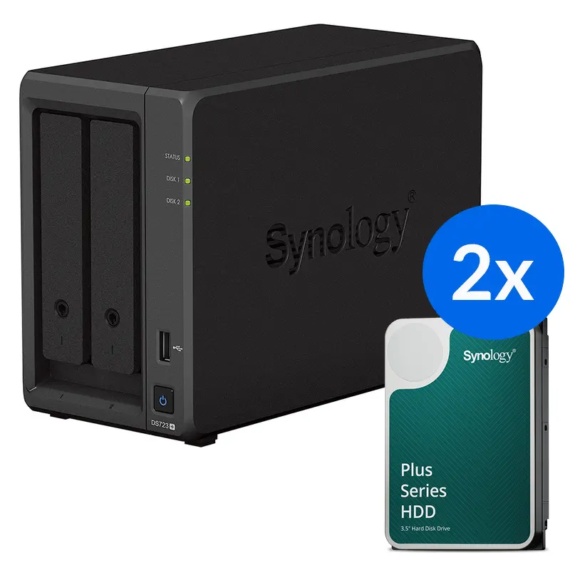 Serwer Synology DS723+-16T-10-2 Czarny