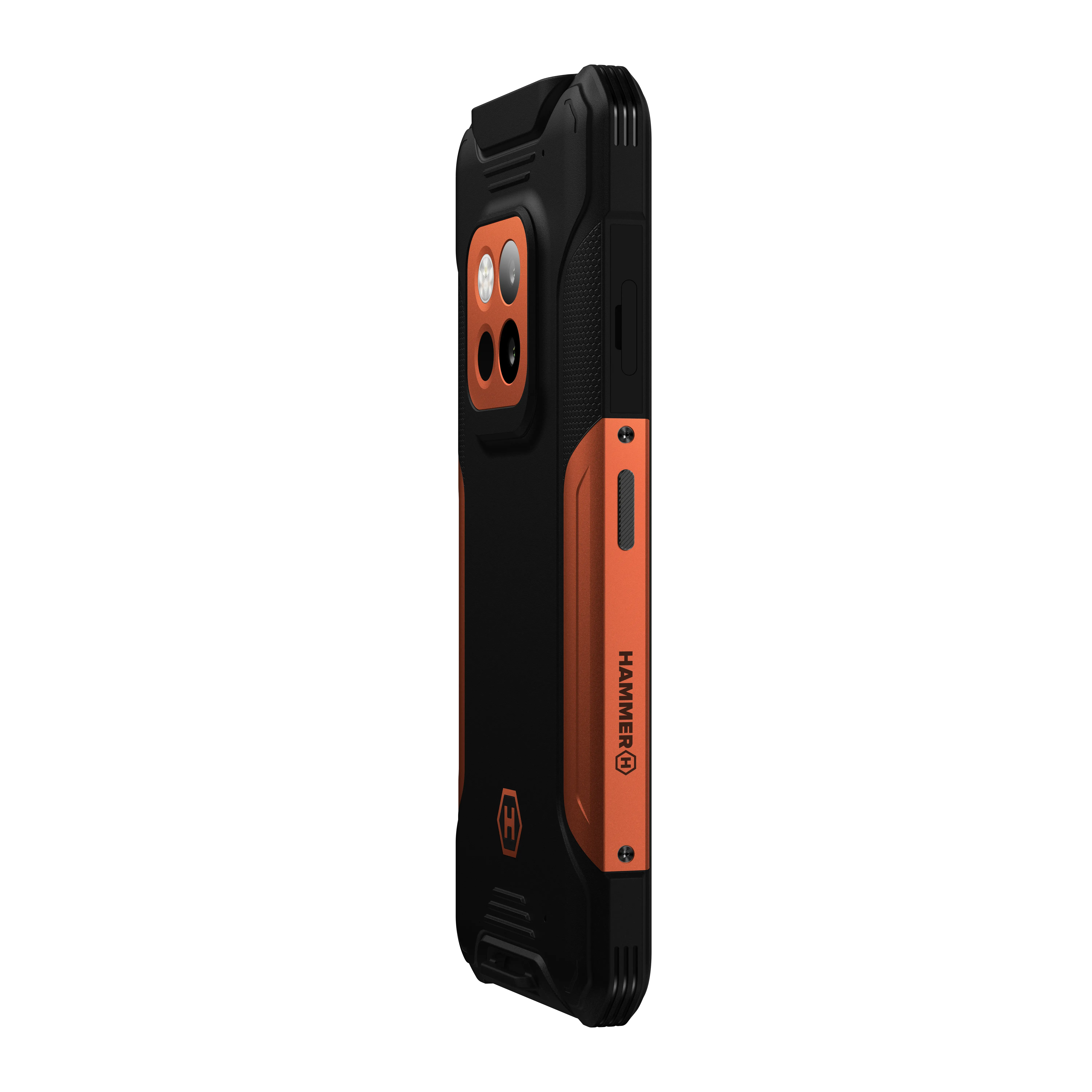 Smartfon myPhone Hammer Construction 2 THERMAL 5G 8/256GB 6,58" 120Hz 108Mpix Czarno-pomarańczowy