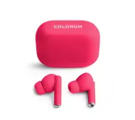 Colorum CTWS-02 Magenta Dokanałowe Bluetooth 5.3 Czerwony