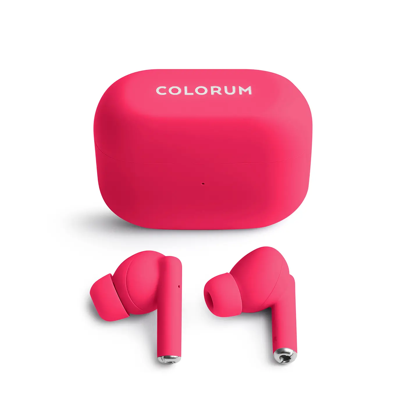 Słuchawki bezprzewodowe Colorum CTWS-02 Magenta Dokanałowe Bluetooth 5.3 Czerwony