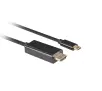 Kabel Lanberg USB-C do HDMI 4K 60Hz 1,8m Czarny