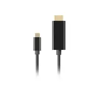 Lanberg USB-C do HDMI 4K 60Hz 1,8m Czarny