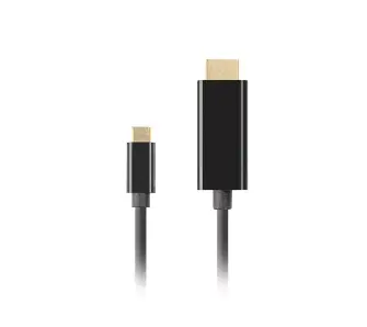 Kabel Lanberg USB-C do HDMI 4K 60Hz 1,8m Czarny