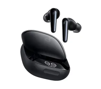 Słuchawki bezprzewodowe Soundcore Liberty 4 Pro Dokanałowe Bluetooth 5.3 Czarny błyszczący