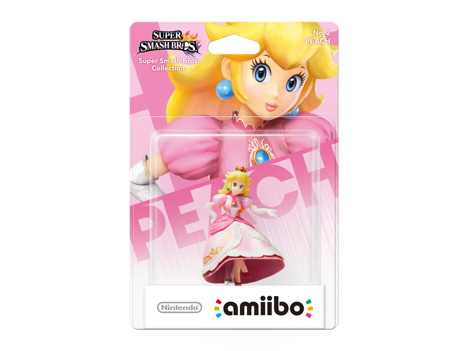Figurka Nintendo Amiibo No. 2 Peach (Super Smash Bros. Collection)