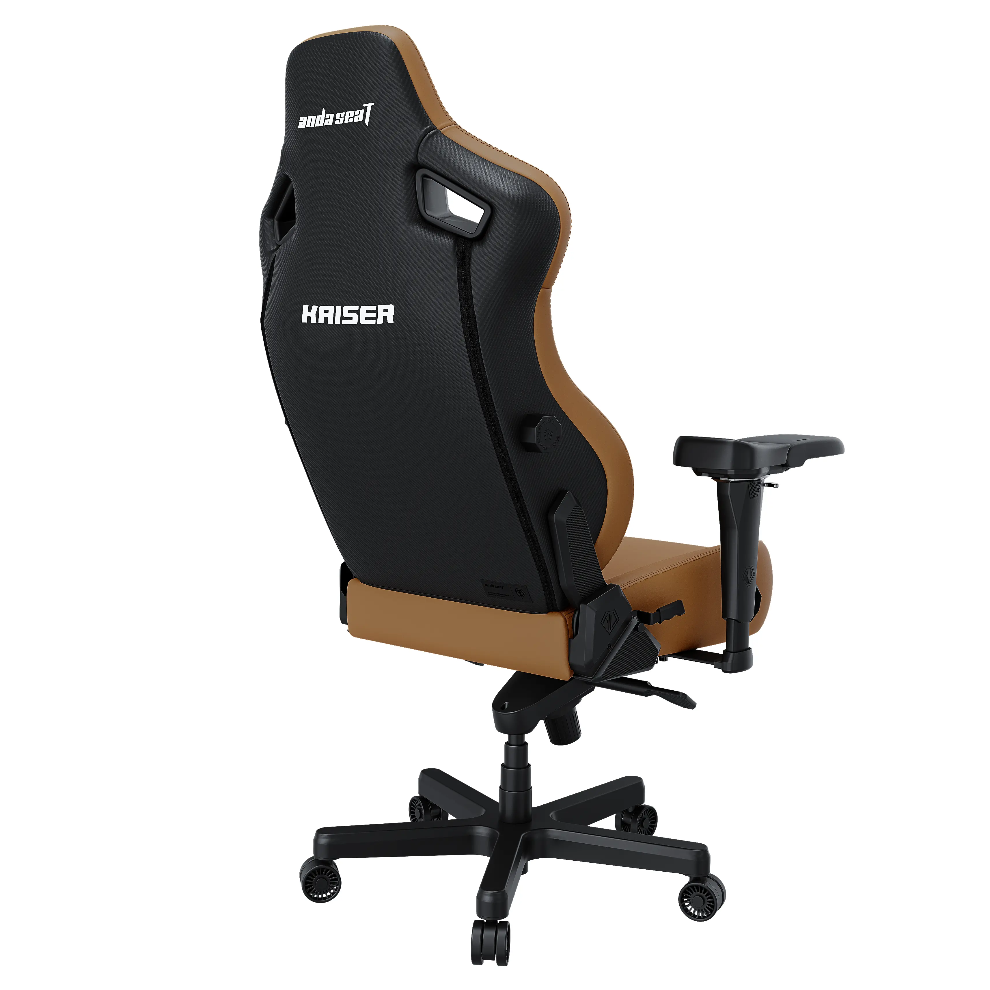 Fotel Anda Seat Kaiser 4 L Gamingowy do 120kg Skóra Eco Brązowy
