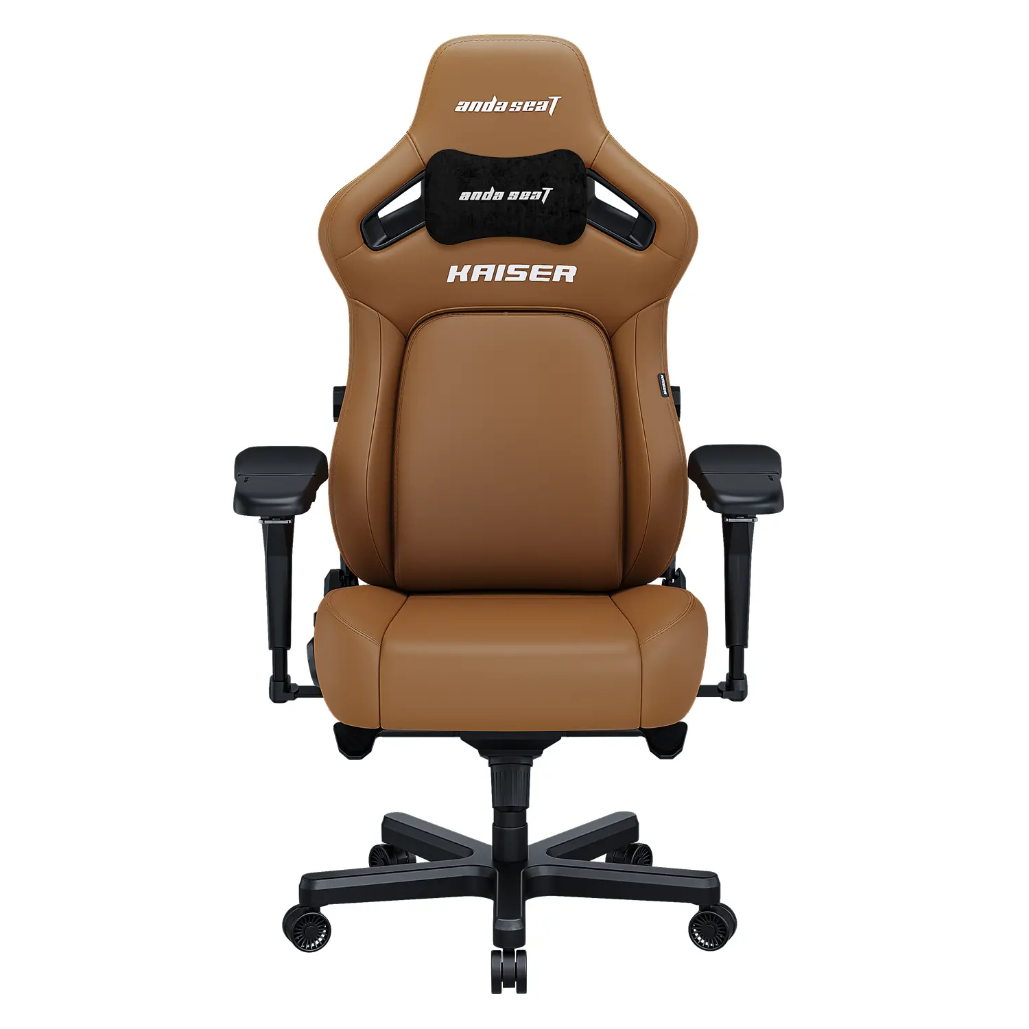 Fotel Anda Seat Kaiser 4 L Gamingowy do 120kg Skóra Eco Brązowy