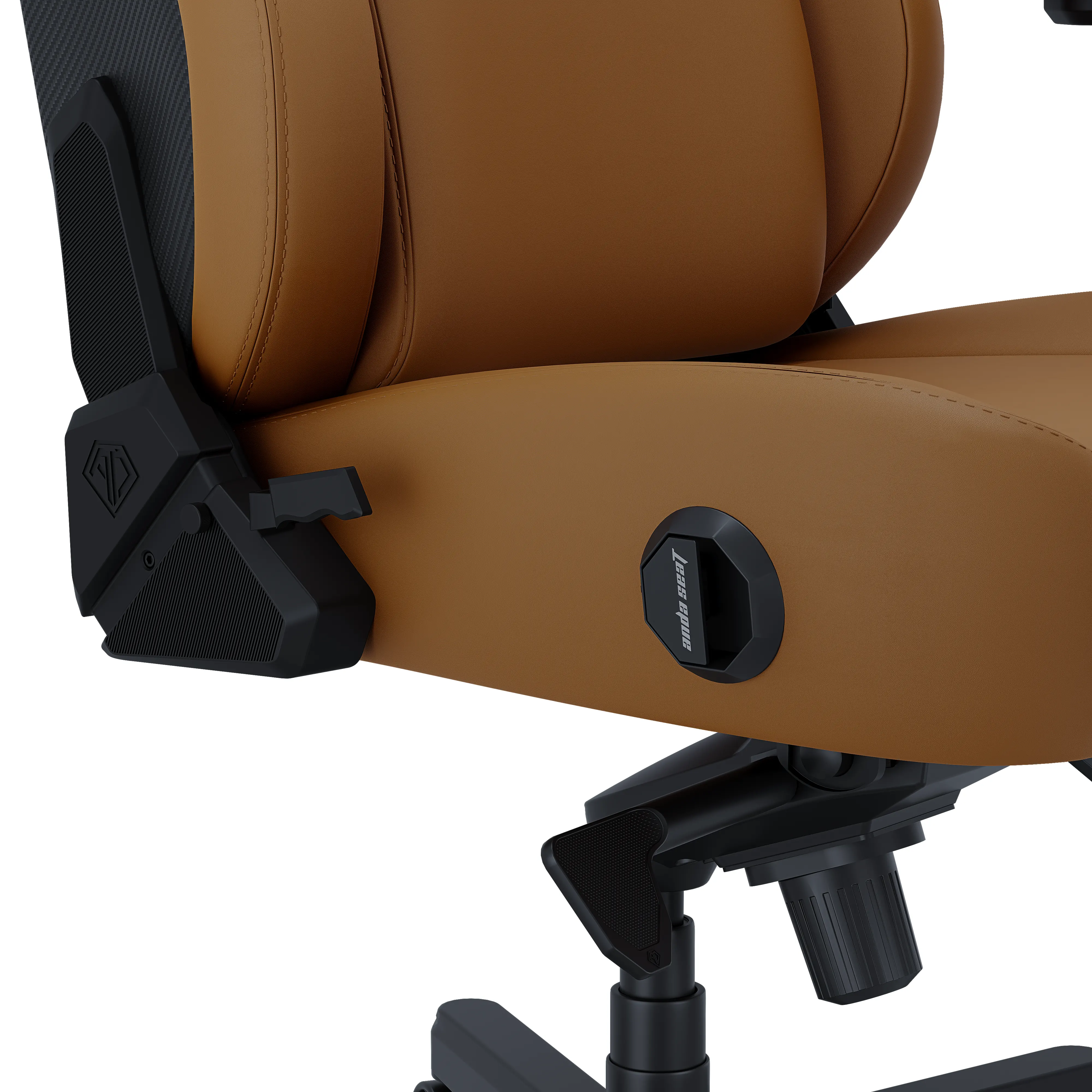 Fotel Anda Seat Kaiser 4 L Gamingowy do 120kg Skóra Eco Brązowy