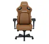 Fotel Anda Seat Kaiser 4 L Gamingowy do 120kg Skóra Eco Brązowy