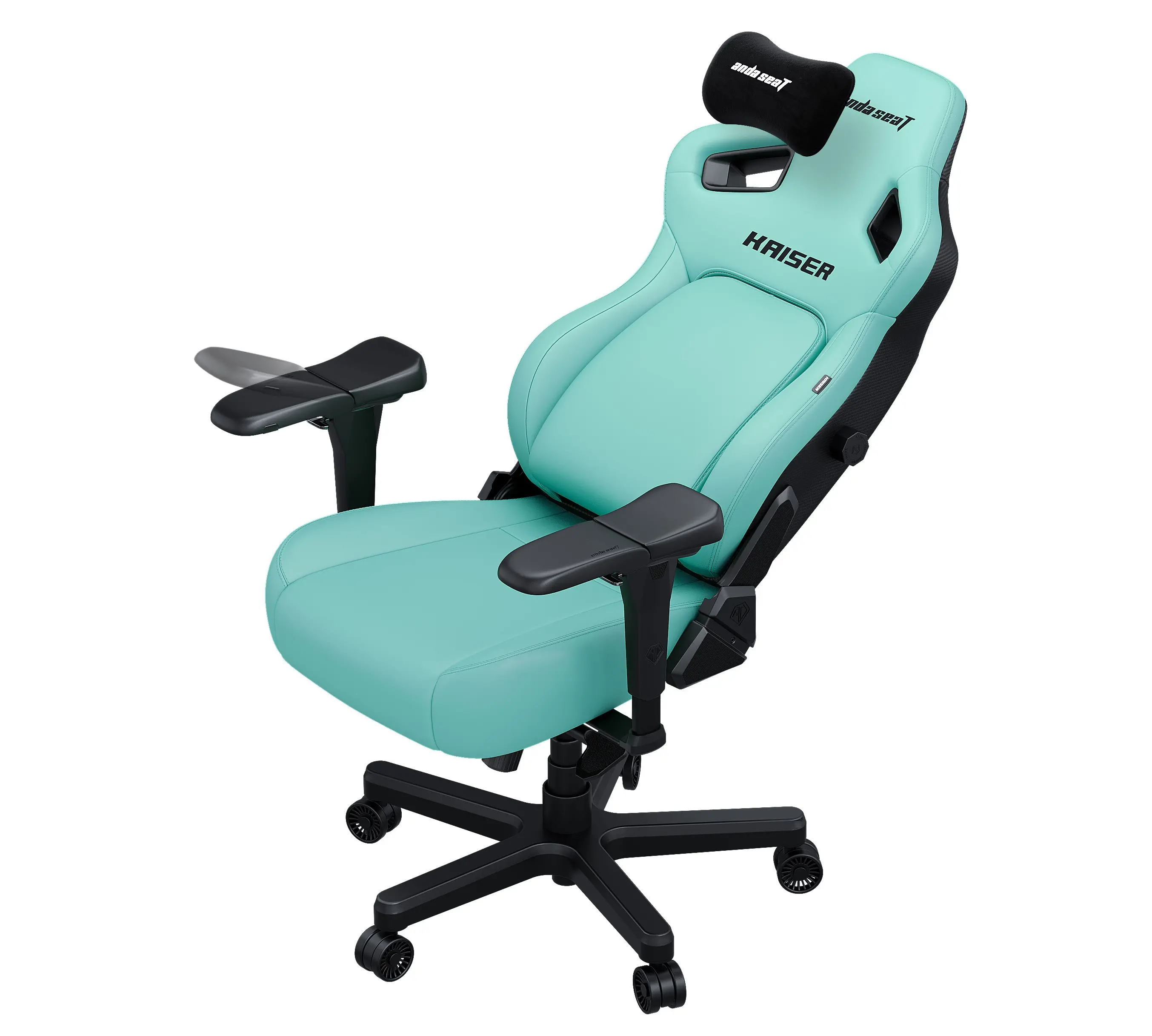 Fotel Anda Seat Kaiser 4 L Gamingowy do 120kg Skóra Eco Zielony
