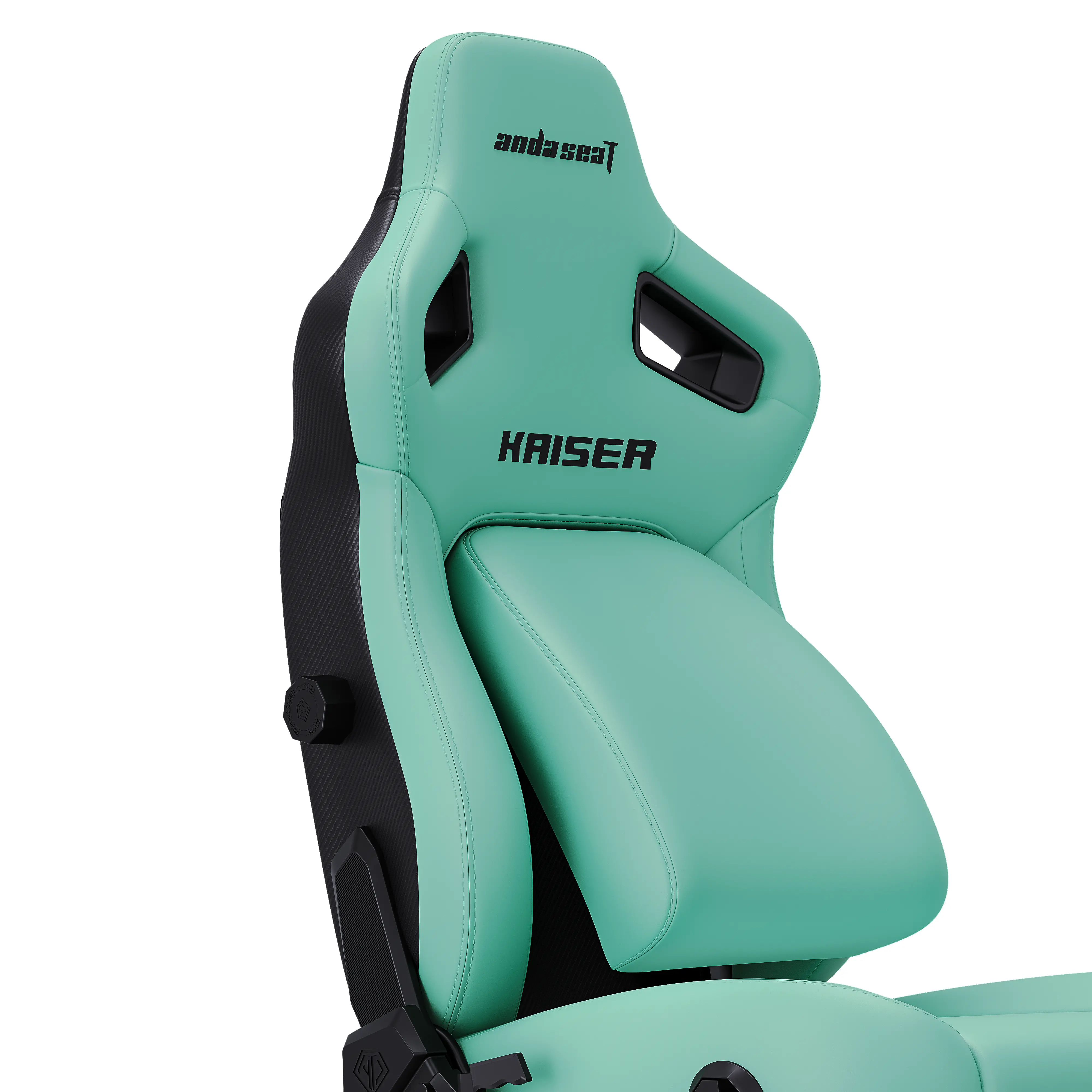 Fotel Anda Seat Kaiser 4 L Gamingowy do 120kg Skóra Eco Zielony