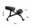 Klękosiad Black Point O'Kneel Basic Czarny