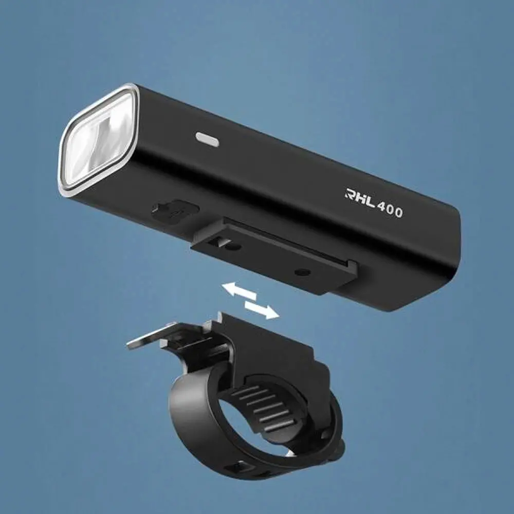 Lampka rowerowa przednia RockBros RHL400 Czarny