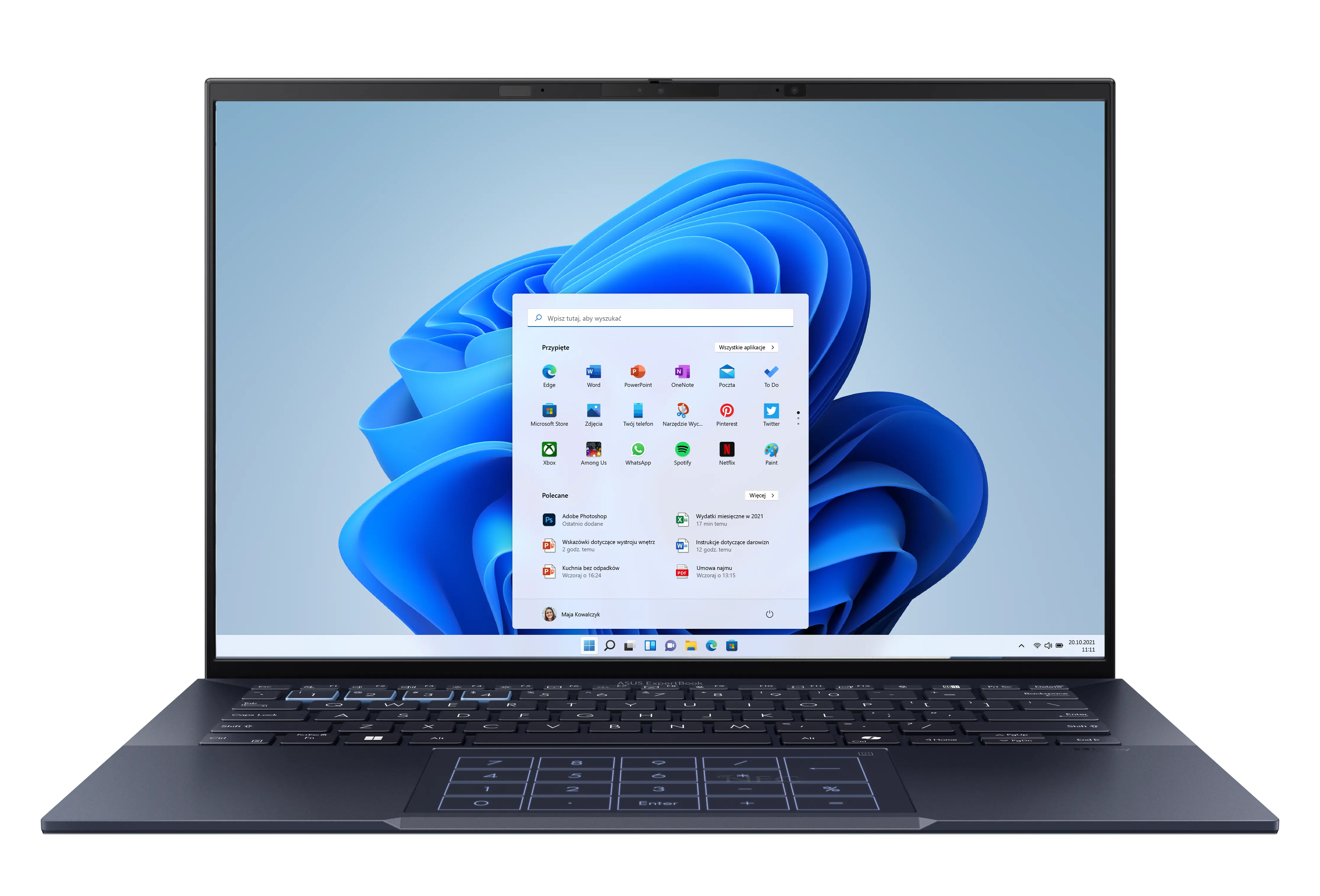 Laptop biznesowy ASUS ExpertBook B9 OLED B9403CVA-KM0325X 14'' i5-1335U 16GB RAM 1TB Dysk SSD Win11 Pro