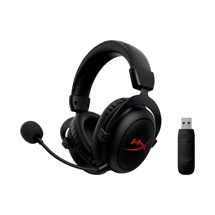 Słuchawki bezprzewodowe z mikrofonem HyperX Cloud II Core Wireless Nauszne Czarny