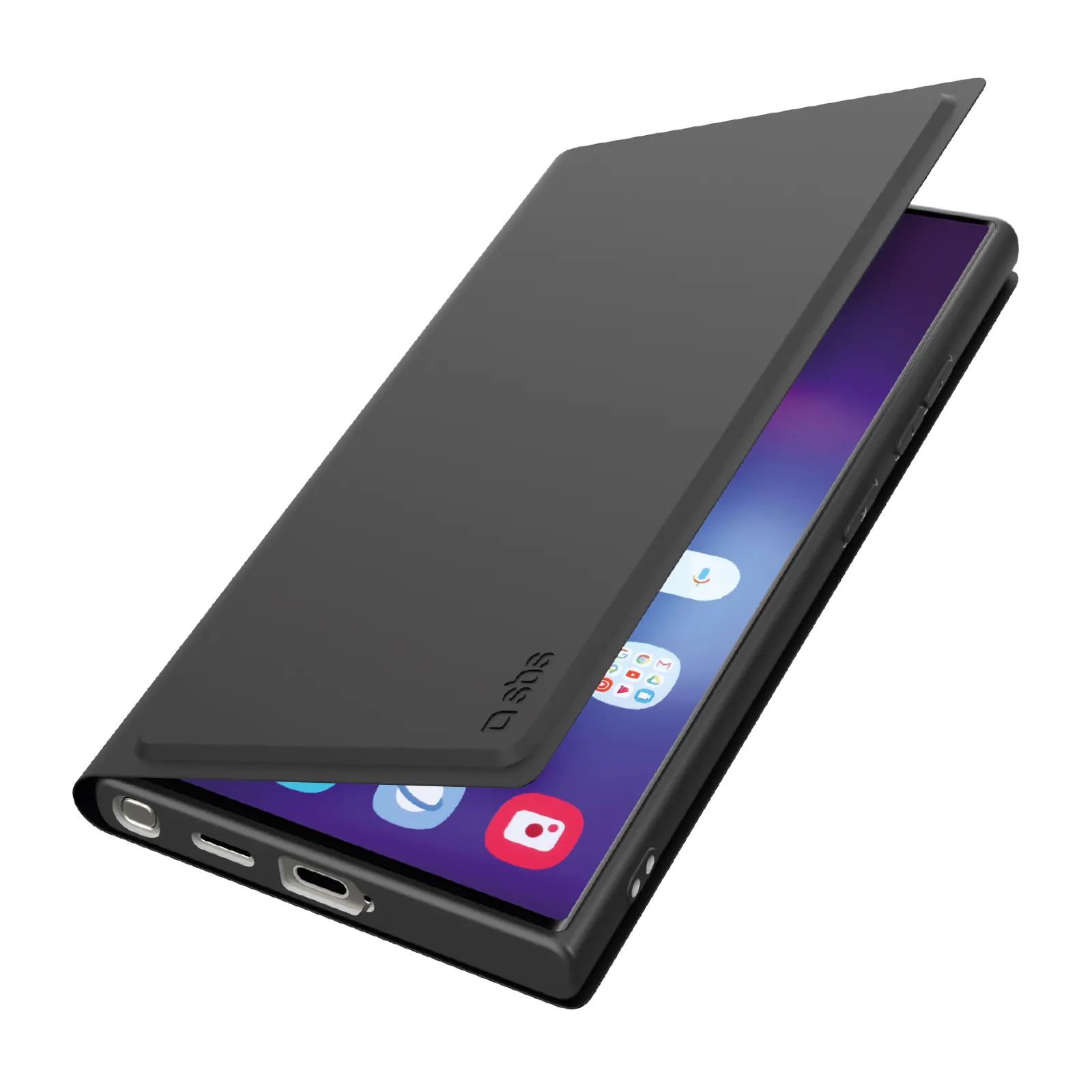Etui SBS Smooth Wallet do Galaxy S25 Ultra Czarny