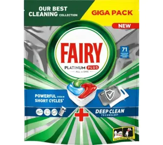 Kapsułki do zmywarki Fairy Platinum Plus All In One Fresh Herbal Breeze 71szt.