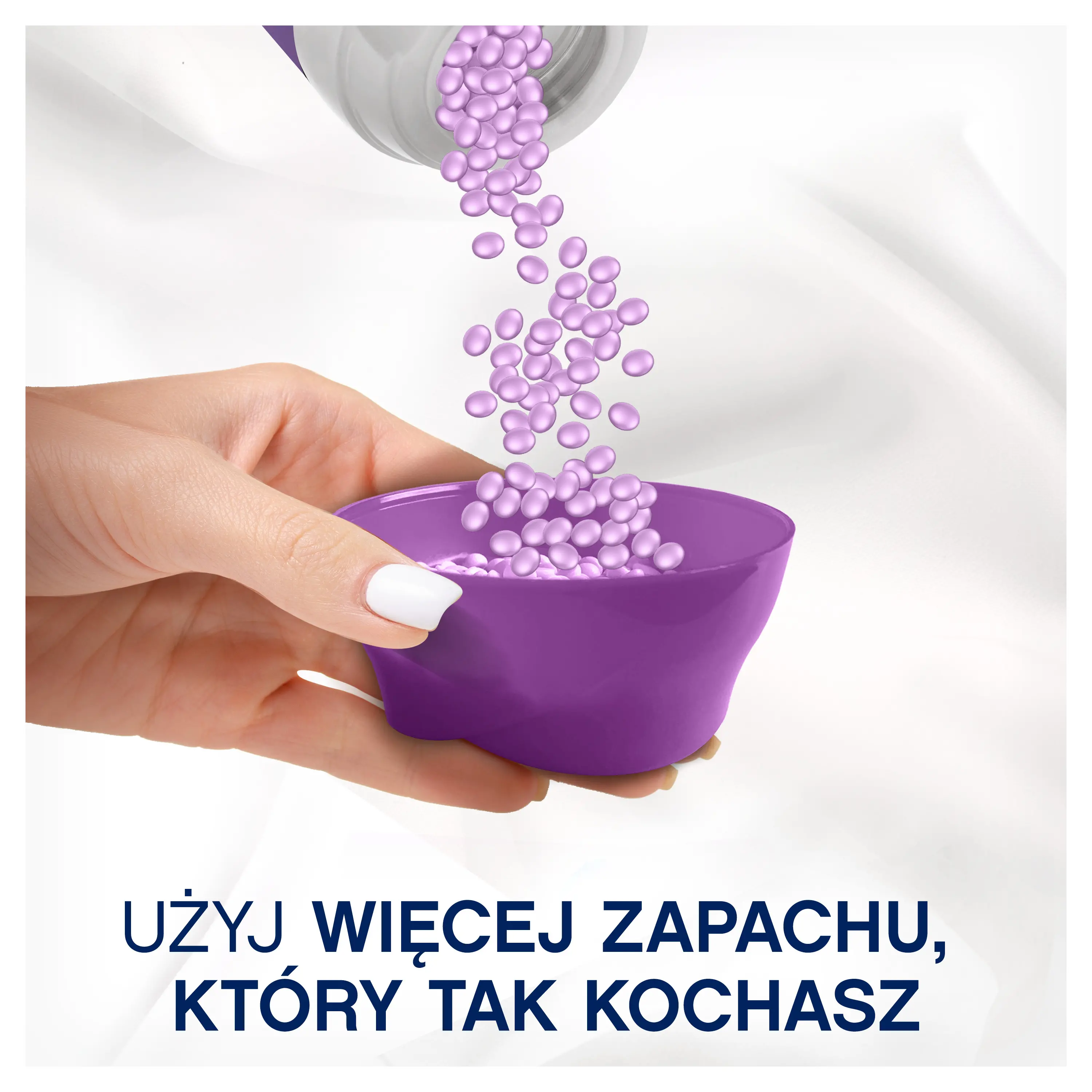 Zapach do pralki Lenor Perełki Amethyst & Floral bouquet 210g