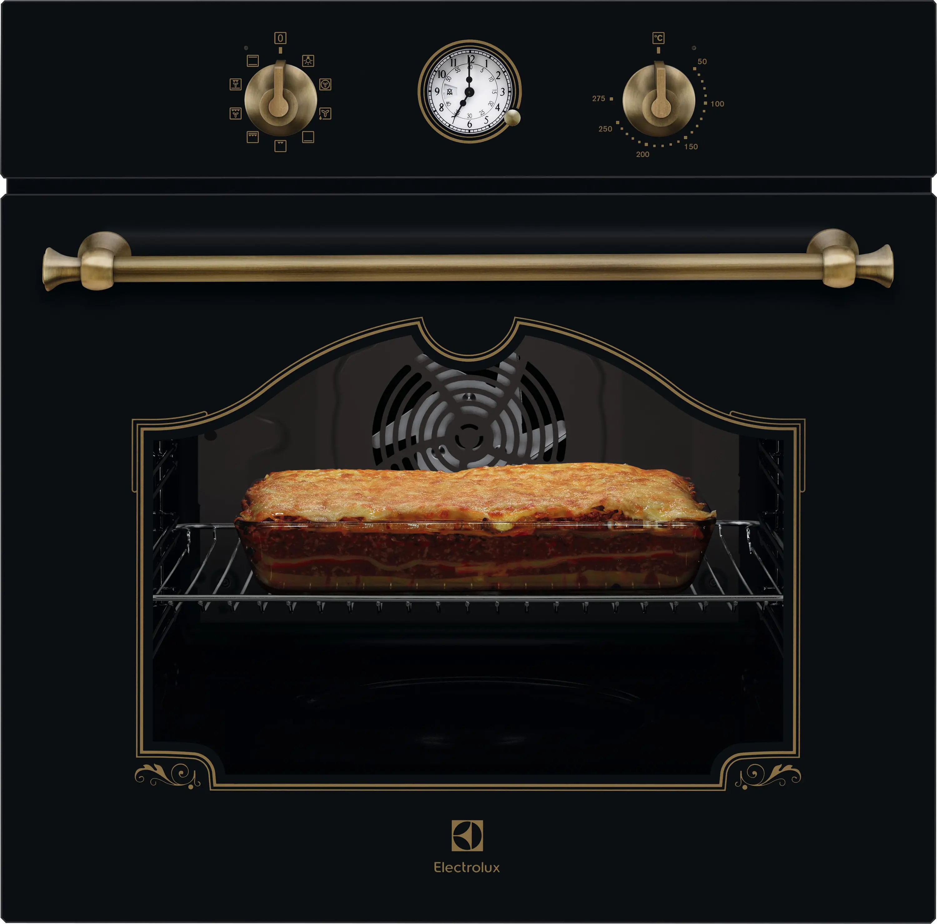 Piekarnik elektryczny Electrolux 600 SurroundCook EOA5220FOR Termoobieg Czarny
