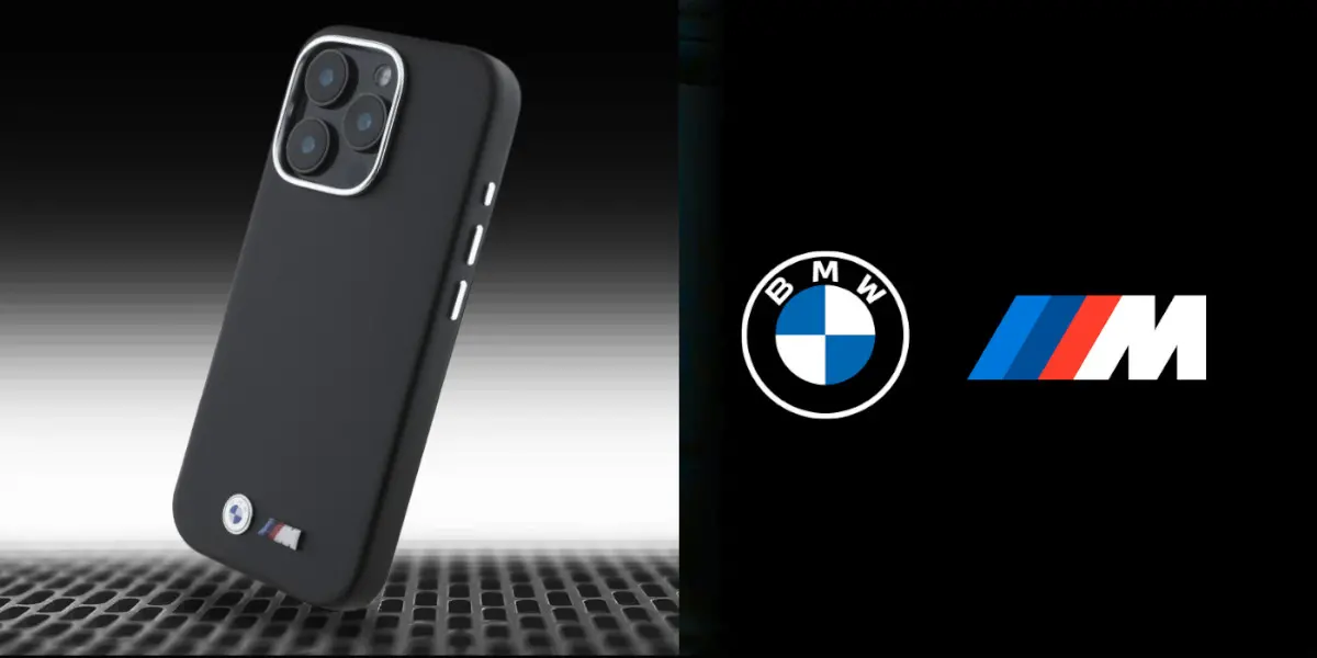 Etui BMW M Smooth Full Wrapped Metal do iPhone 16 Pro Czarny