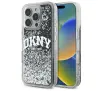 Etui DKNY Liquid Glitter Arch Logo do iPhone 16 Pro Czarny