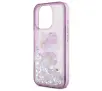 Etui Hello Kitty Liquid Glitter 50TH Anniversary Party do iPhone 16 Pro Max Fioletowy