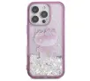 Etui Hello Kitty Liquid Glitter 50TH Anniversary Party do iPhone 16 Pro Max Fioletowy