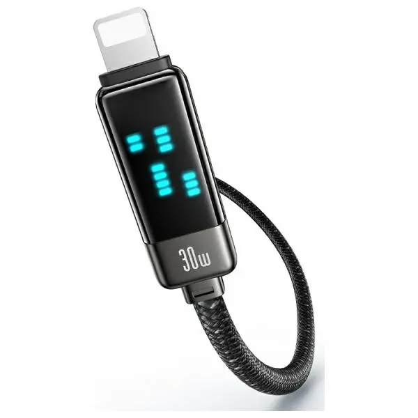 Kabel USAMS USB-C do Lightning 30W 1,2m Czarny