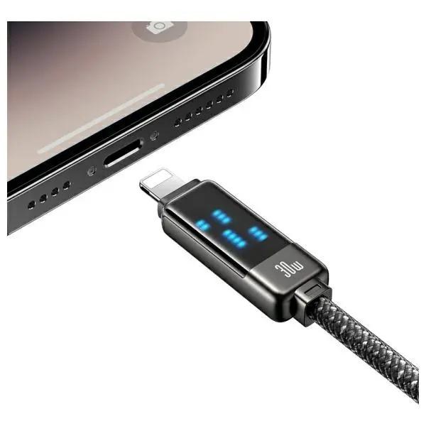 Kabel USAMS USB-C do Lightning 30W 1,2m Czarny