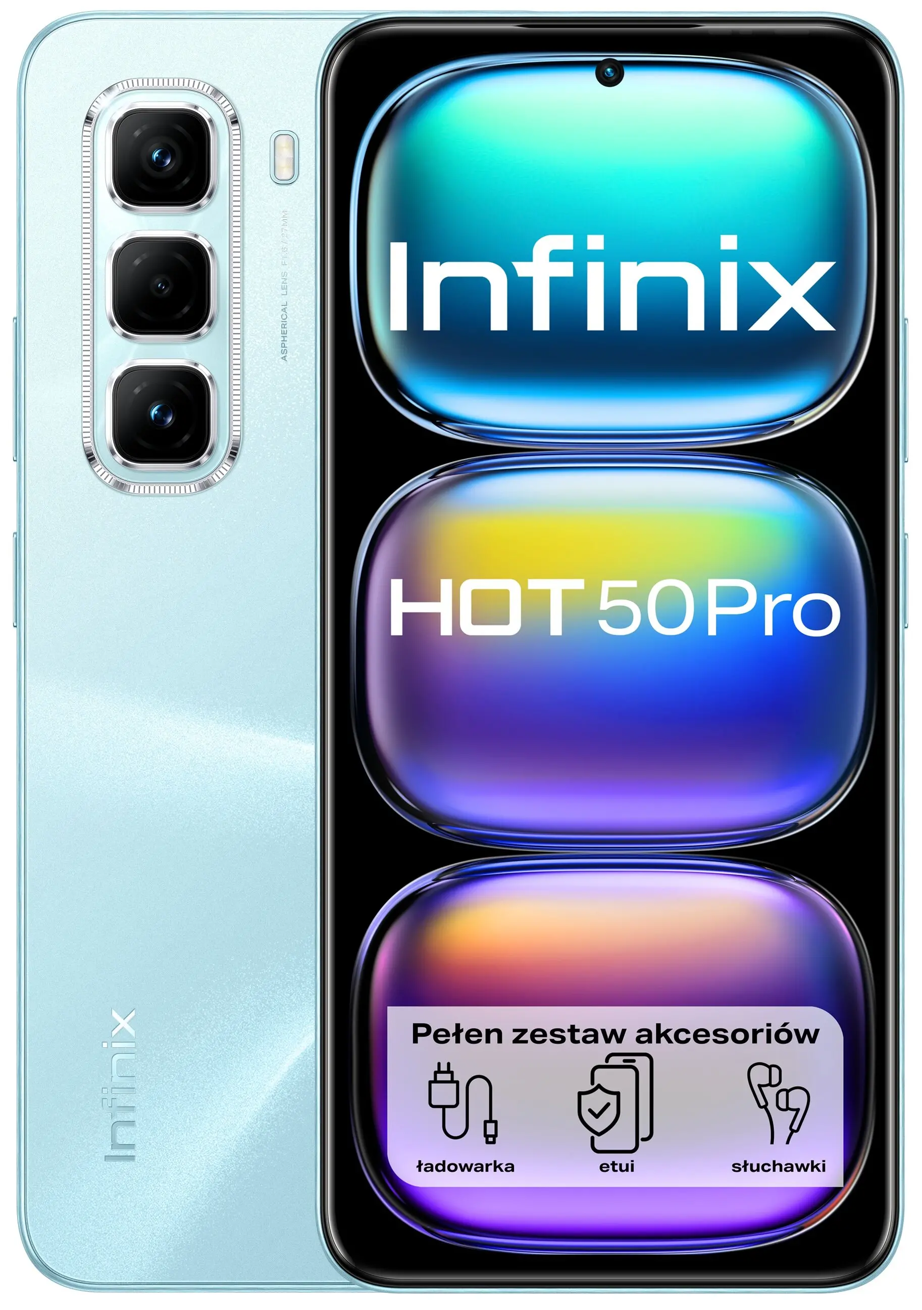 Smartfon Infinix Hot 50 Pro 8/256GB 6.78" 120Hz 50Mpix Niebieski