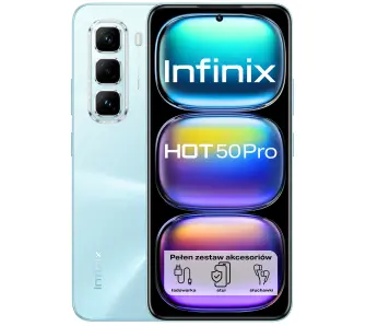 Smartfon Infinix Hot 50 Pro 8/256GB Funkcje AI 6.78" 120Hz 50Mpix Niebieski