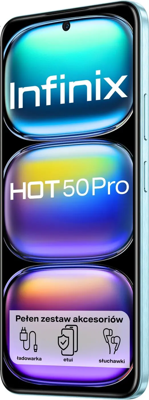 Smartfon Infinix Hot 50 Pro 8/256GB 6.78" 120Hz 50Mpix Niebieski
