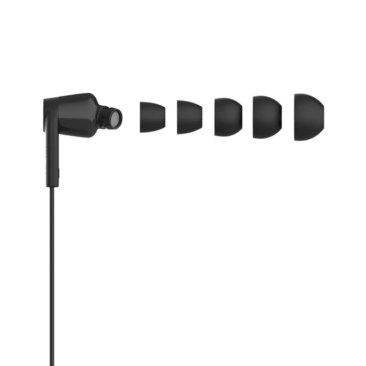 Słuchawki przewodowe Belkin SoundForm na USB-C Dokanałowe Mikrofon Czarny