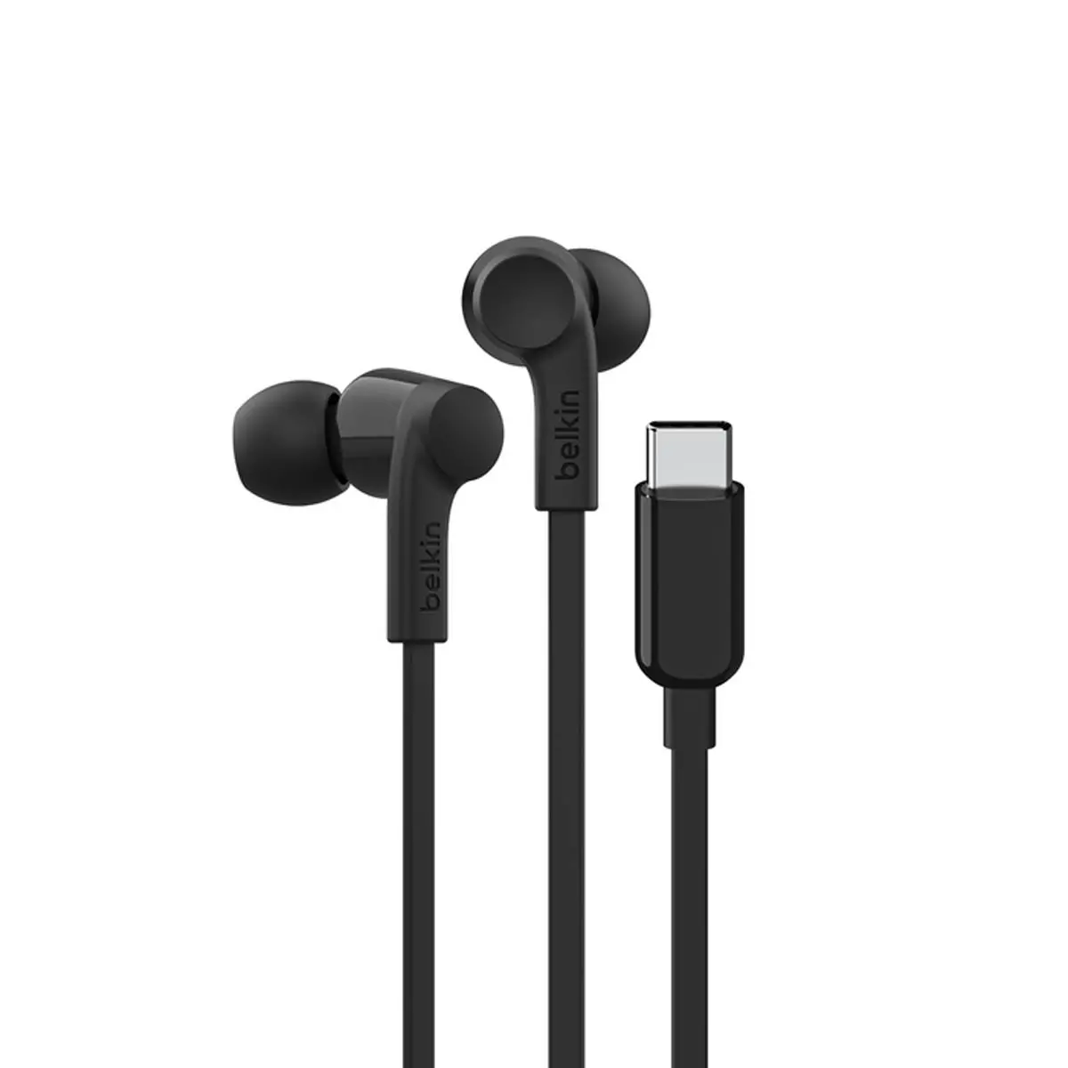 Słuchawki przewodowe Belkin SoundForm na USB-C Dokanałowe Mikrofon Czarny