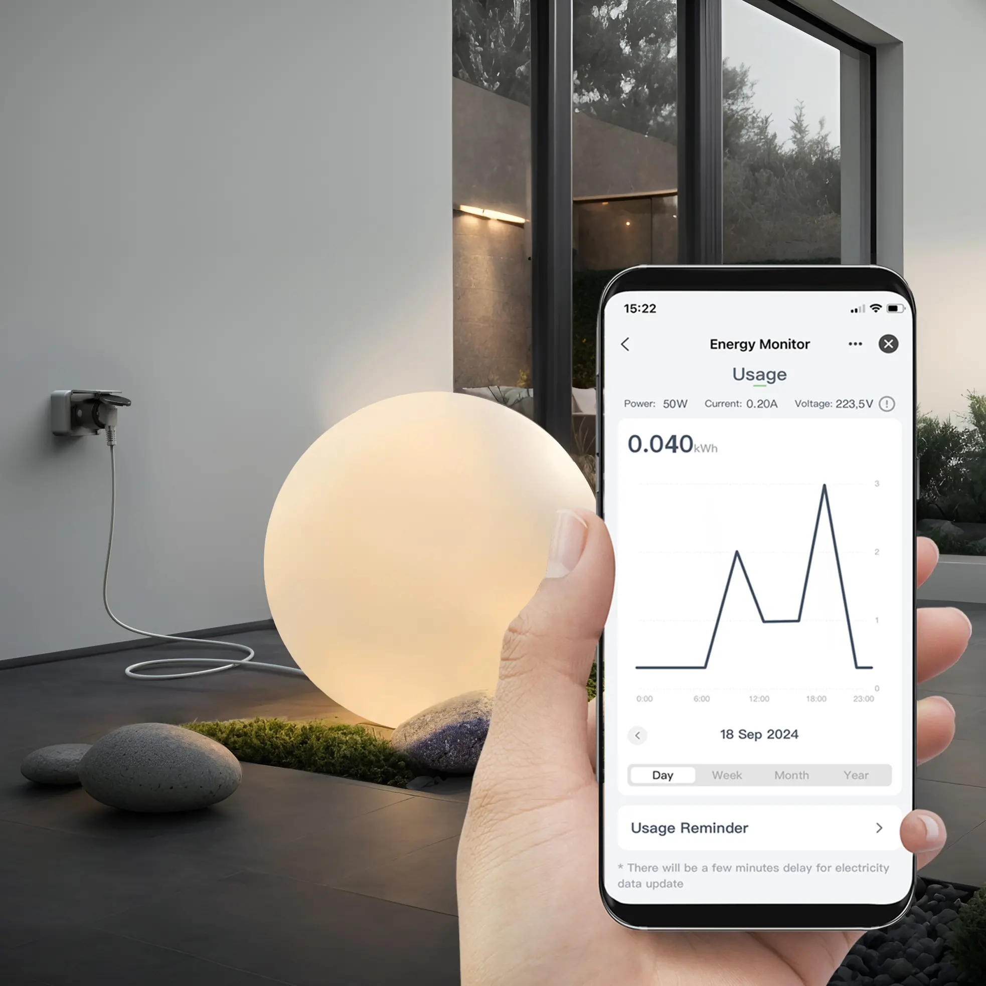 Smart plug Hama 176656 Wi-Fi zewnętrzny