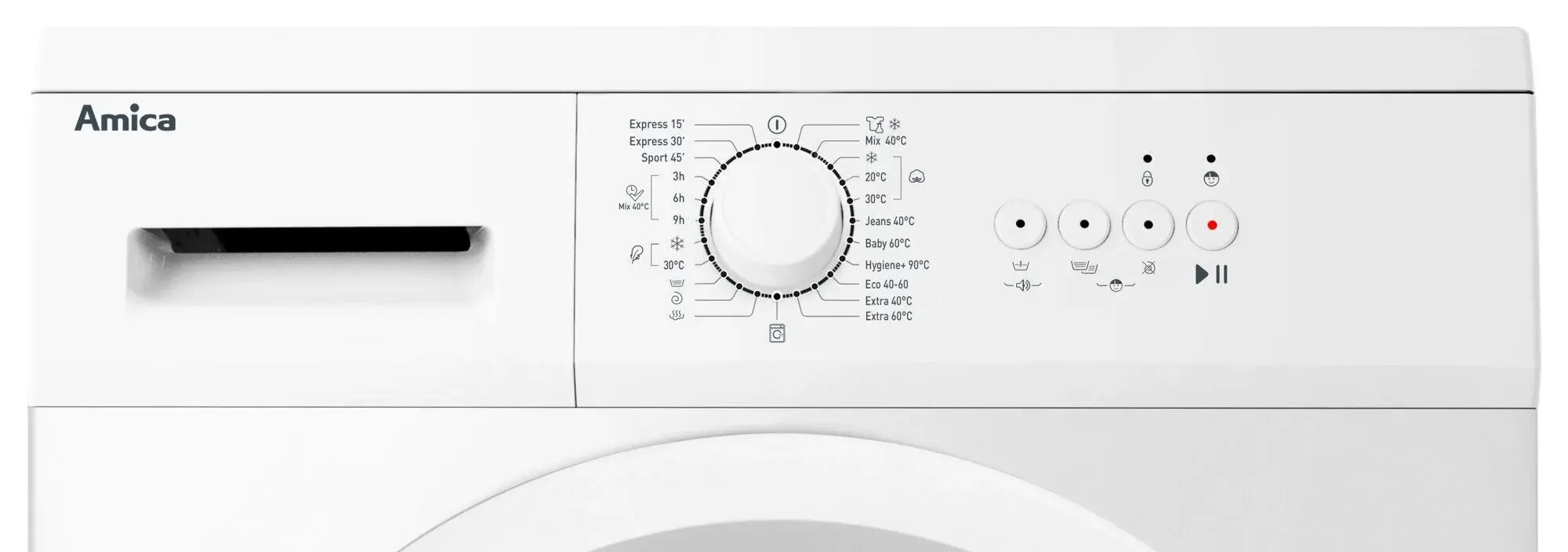 Pralka Amica WA0S610DO Slim 6kg 1000obr/min