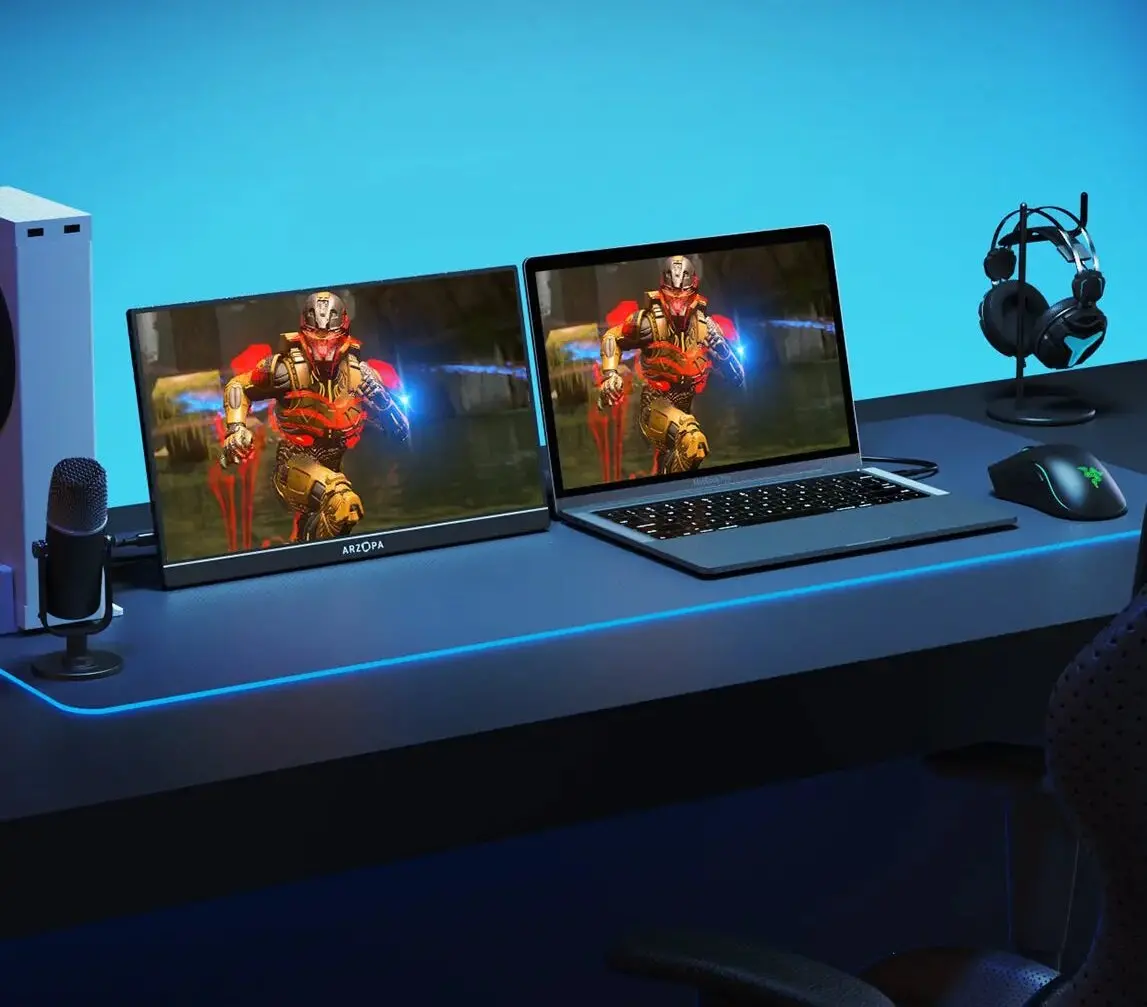 Monitor Arzopa Z1FC 16,1" Full HD IPS 144Hz 13ms Przenośny Gamingowy